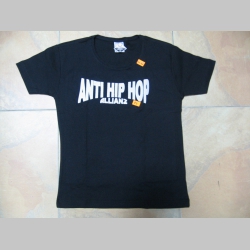 Anti Hip Hop, čierne dámske tričko 100%bavlna